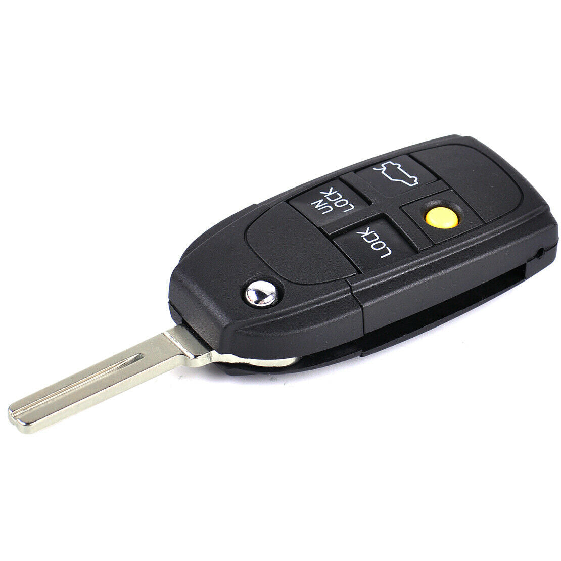 4Button Flip Key Shell Remote Case Fob Blank Fit for Volvo V40 C70 S60 S80 An