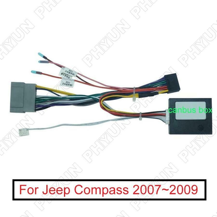 16PIN Car Radio Power Adapter Canbus Box For Jeep Compass Jeep Grand cherokee wk
