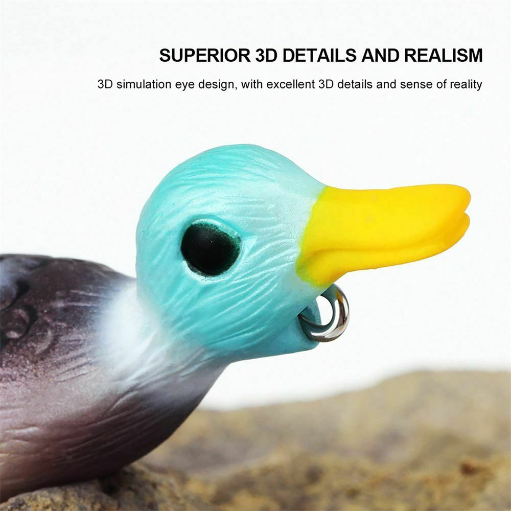 Spinning Baits Jig Bait Pesca Double Propeller Floating Duck Lure Soft Bait