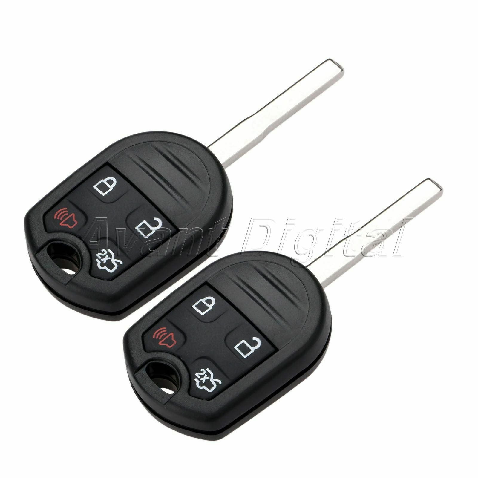 2Pcs 315MHz Remote Key 4 BTN CWTWB1U793 ID83 4D63 Chip For 2014-2016 Ford Focus