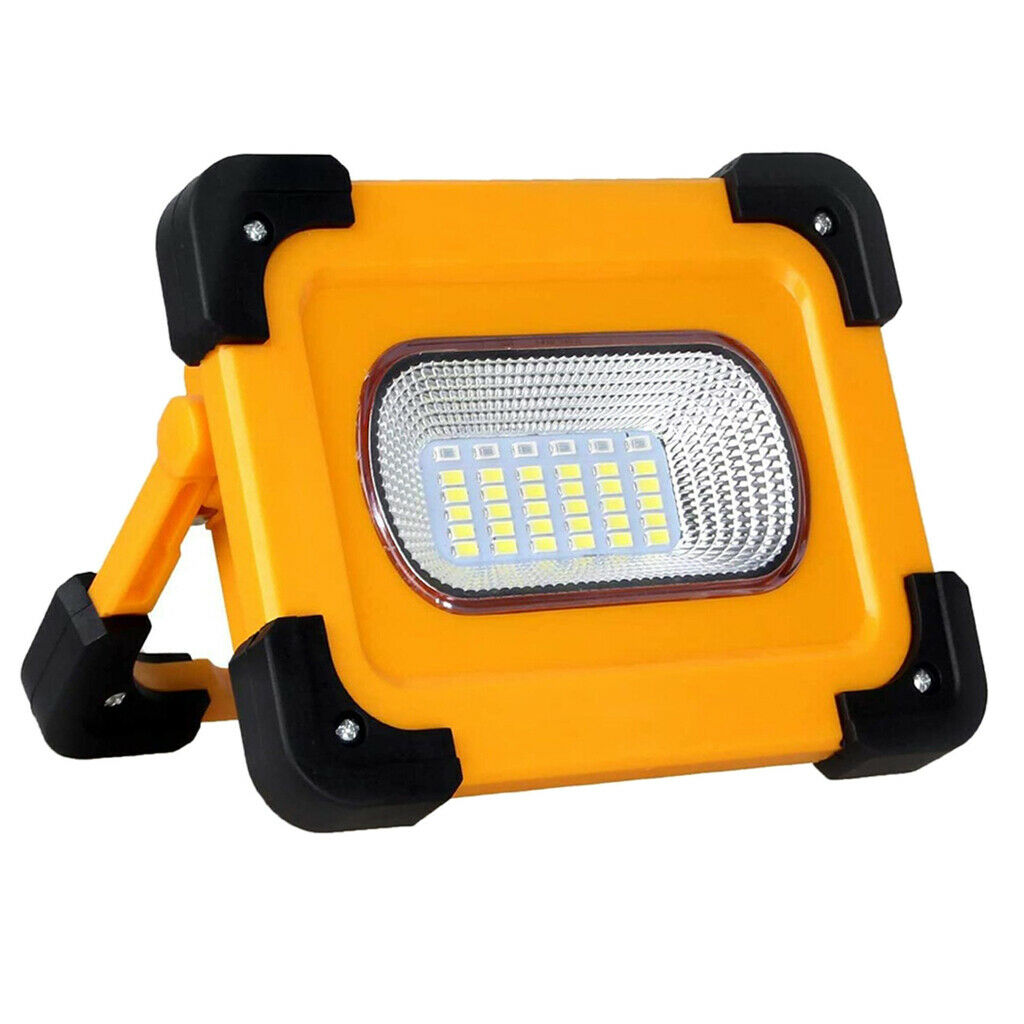36W Powerful LED Spotlight LED Work Light USB+Solar Hiking Flashlight Torch