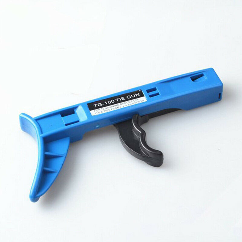 Cable Zip Gun Installation Nylon Fastener Tensioner Tie Cutting Line Tight T SJ