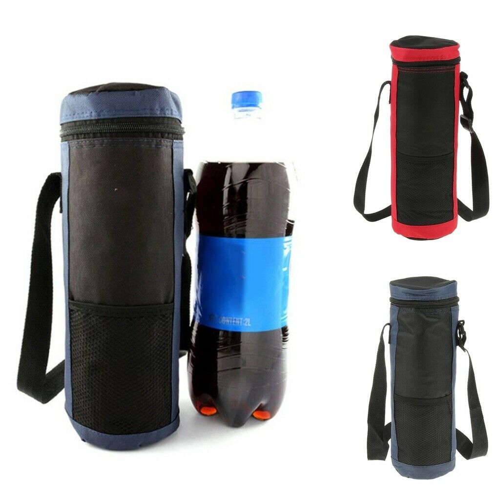 4X Oxford Cylinder Cooler Bag Insulated Water Drinks Bottles/Cans Bag Blue