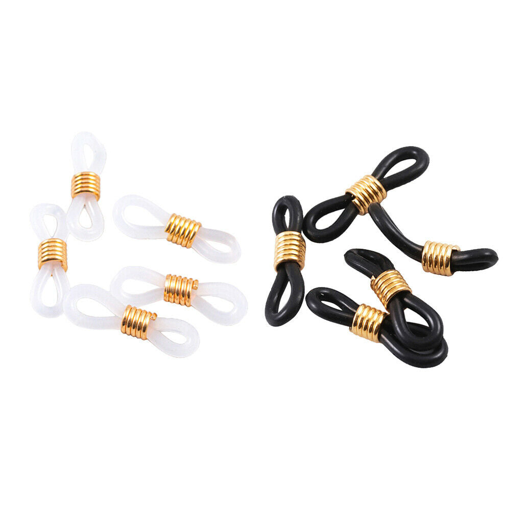 100pcs Sunglasses Glasses Chain Connector Ends Lanyard Reading Holder Strap Cord