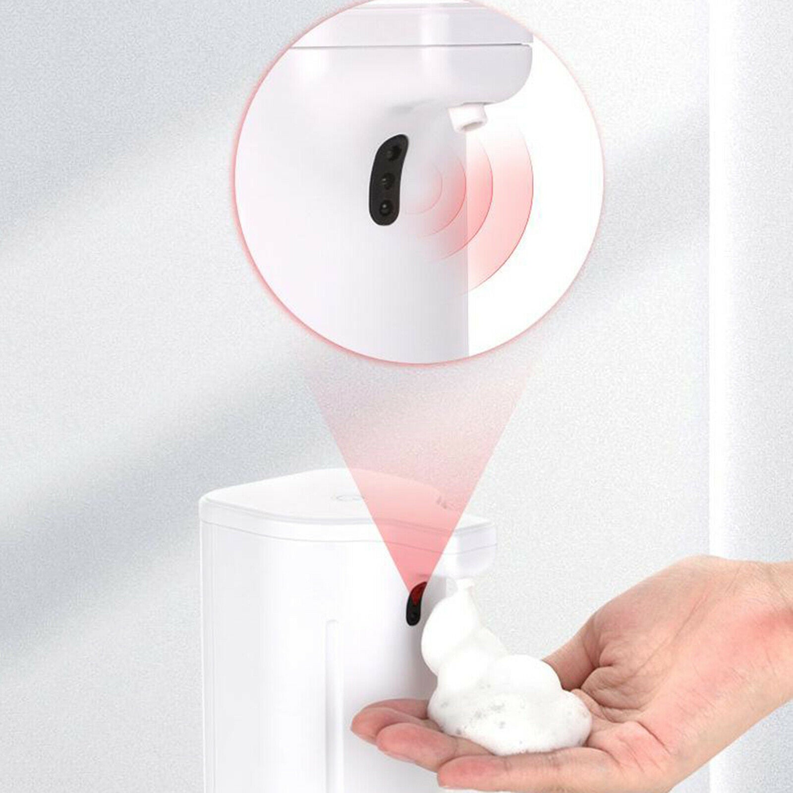 Auto Foam Soap Dispenser Induction Hands-Free for Bathroom Hotel Home School