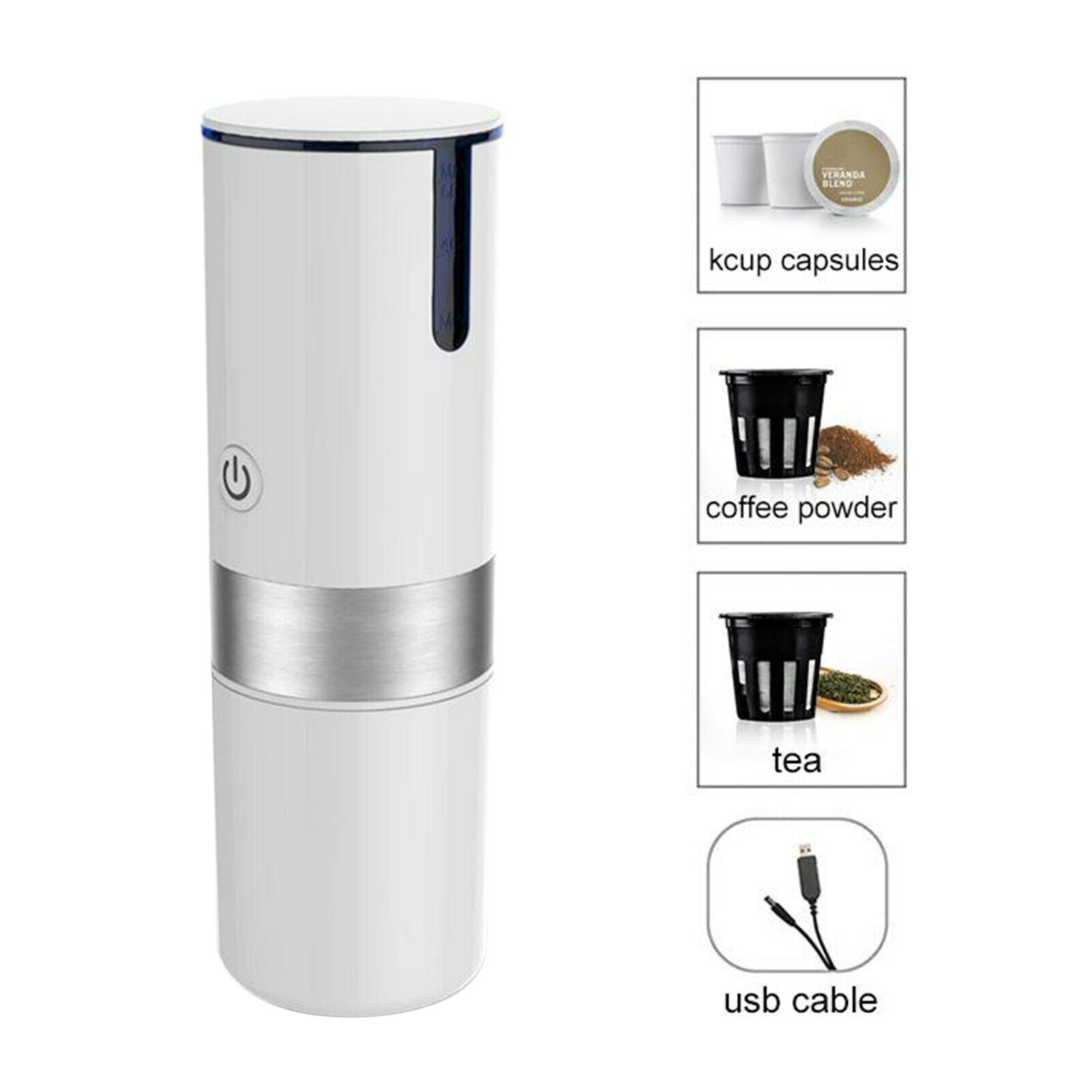 Travel Coffee Maker 60oz/200ml Electric Espresso Machine for Travel Outdoor