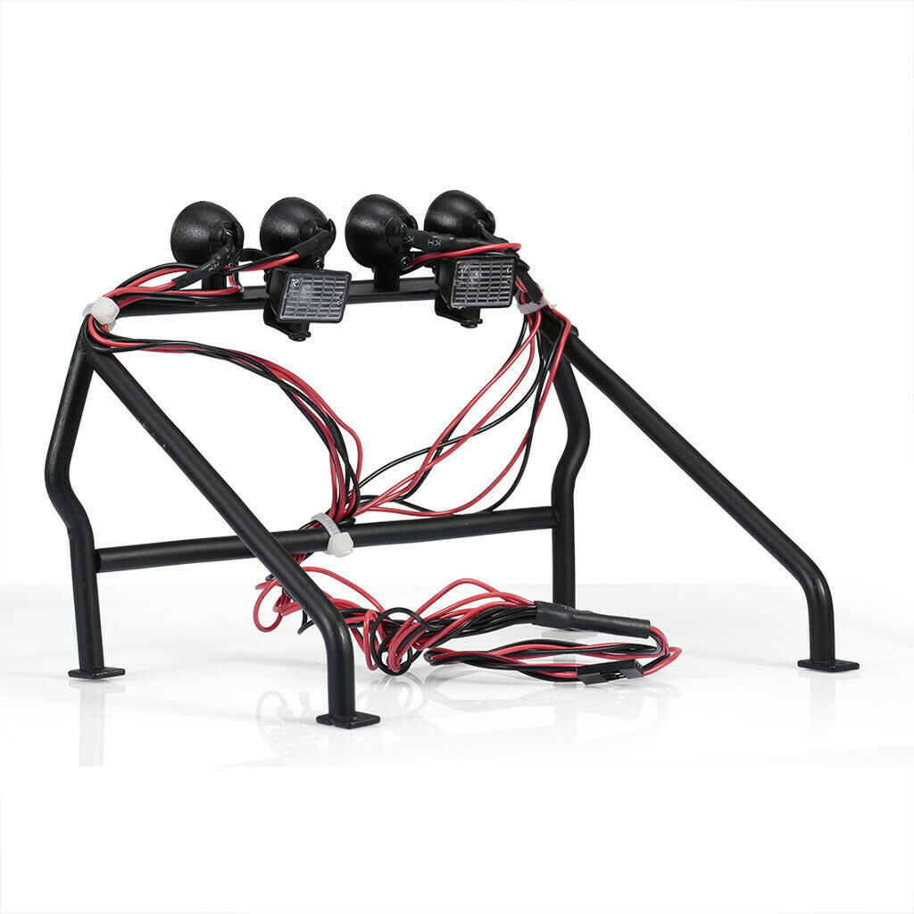 RC Car Truck Roof 6 LED Light Rack 1:10 RC Crawler