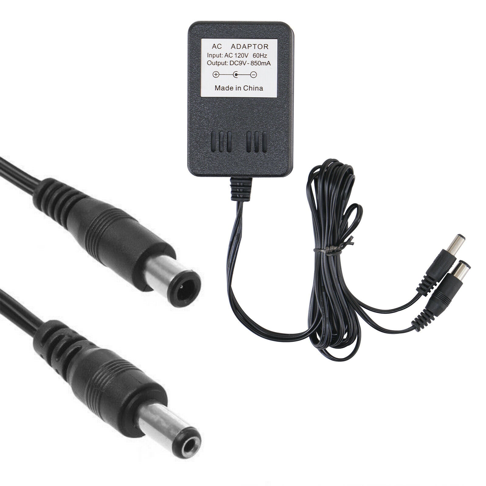 US Plug AC Power Charger Adapter Cable For NES Super Nintendo SNES Sega Genesis
