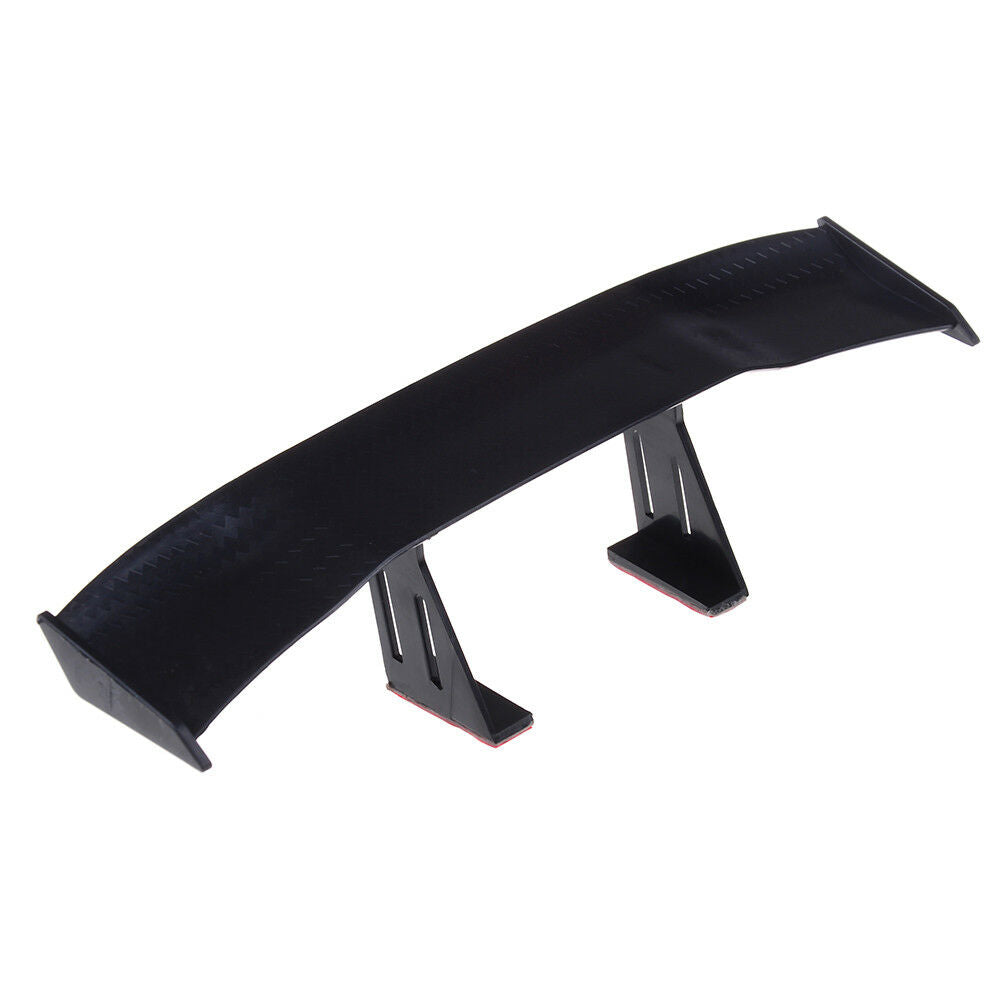 6.7" universal car tail wing gt carbon spoiler mini auto fiber decoratio.l8