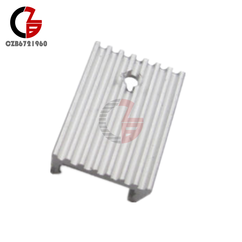 20PCS Heat Sink 21x15x10mm Aluminum Heat Sink TO-220 Transistors DIY C
