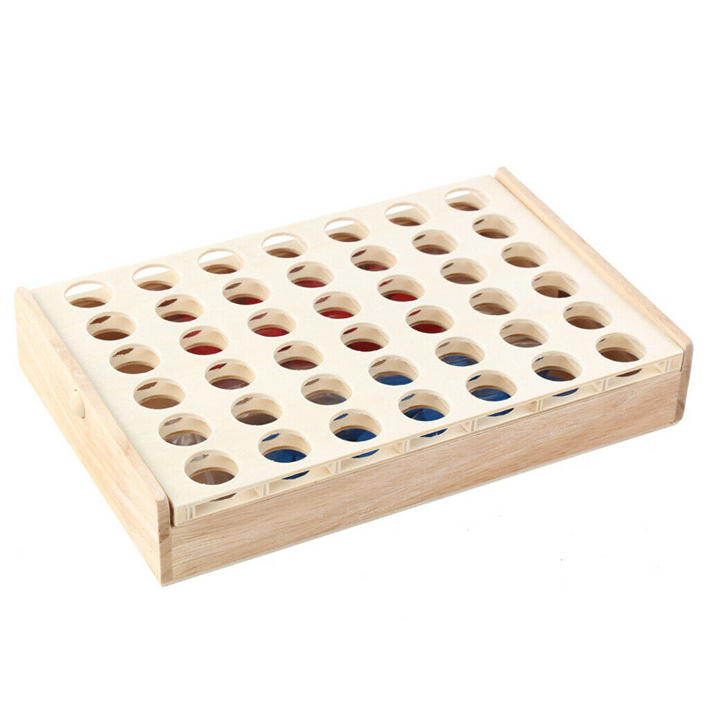 Foldable Line up 4 Game Chess Match Kids Puzzle Development Educational Toys