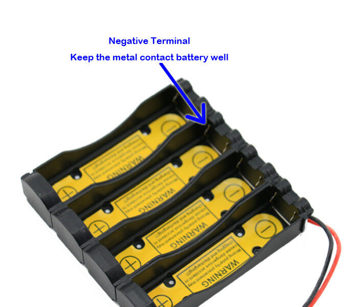 Protected Holder Case for 2S2P 7.4V 4x18650 Li-ion Battery Charge or Discharge