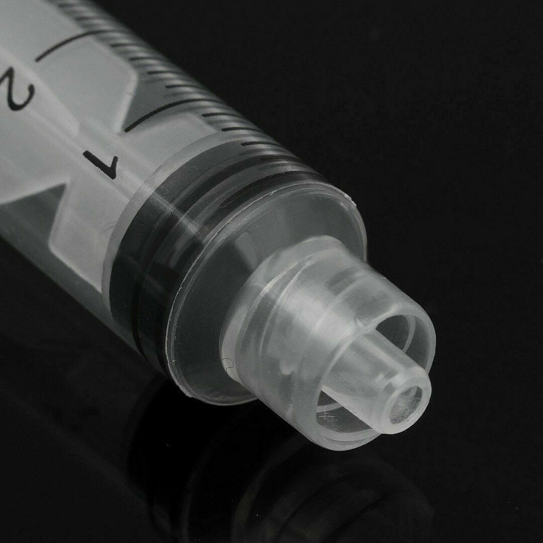 5 Set Syringe Crimp Sealed-Blunt End Tips 1.5" For Makeup DIY Glue Oil Ink 5ml