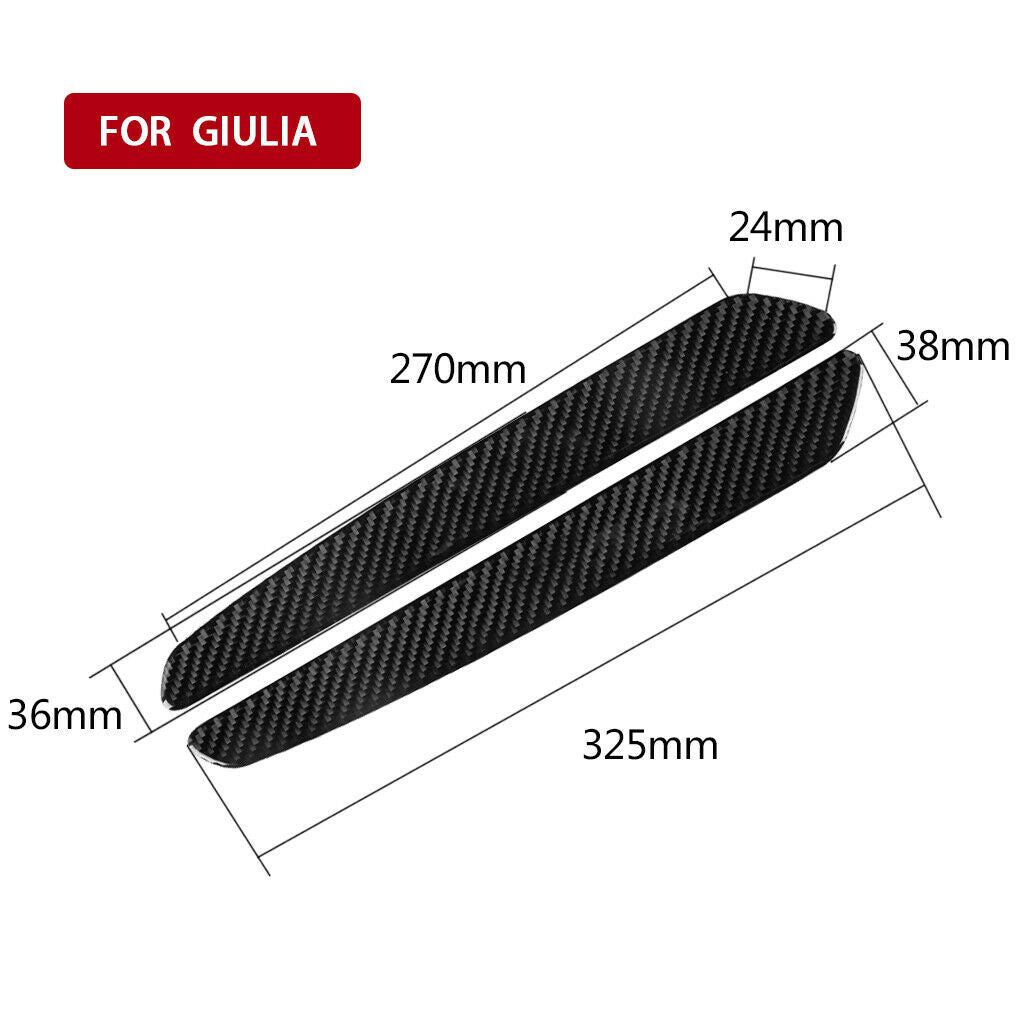 2Pcs Automobile Door Sills Covers Guards for Alfa Romeo   Car-Styling