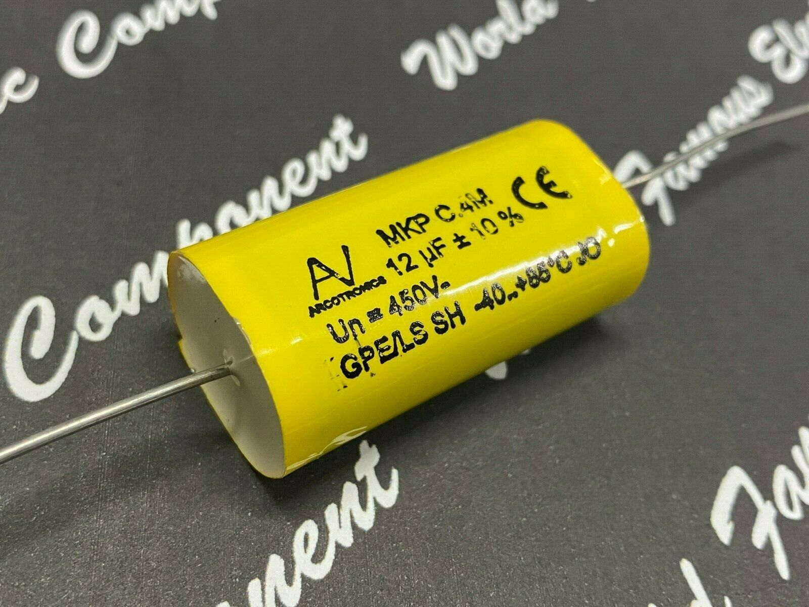 1pcs - ARCOTRONICS 12uF 450V 10% MKP C.4M Axial Film Capacitor