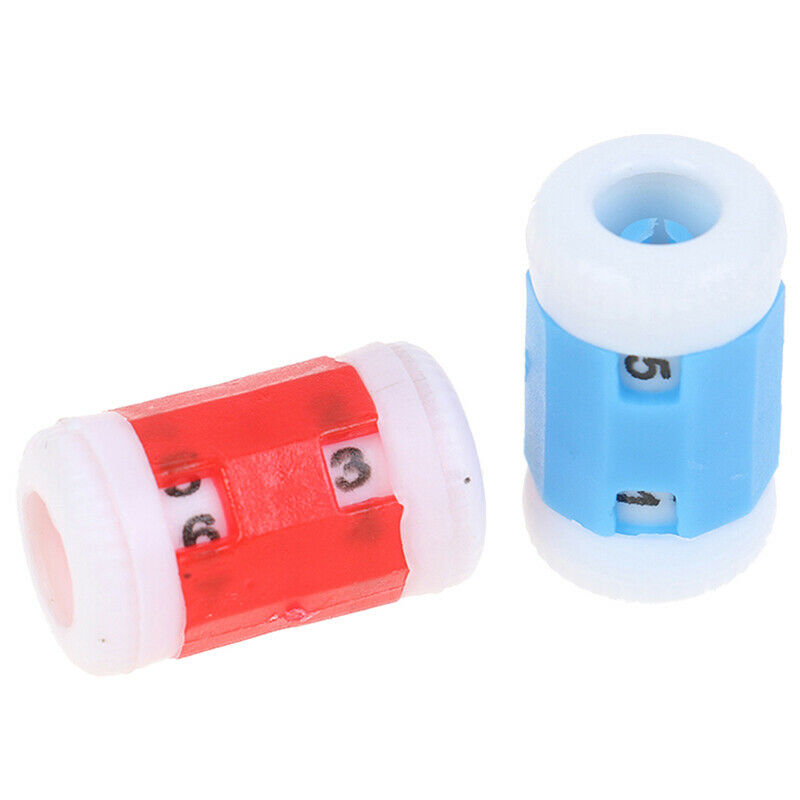 Mini Row Counter Stitch Marker Tally Plastic Knitting Lines Number Calcul.l8