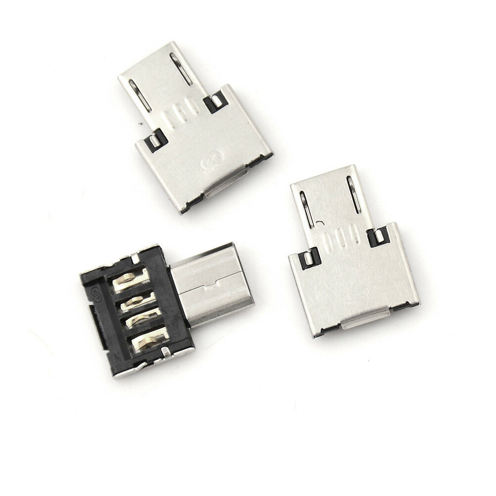 3Pcs Micro USB Male to USB Female OTG Flash Drive Adapters Converter For P.l8