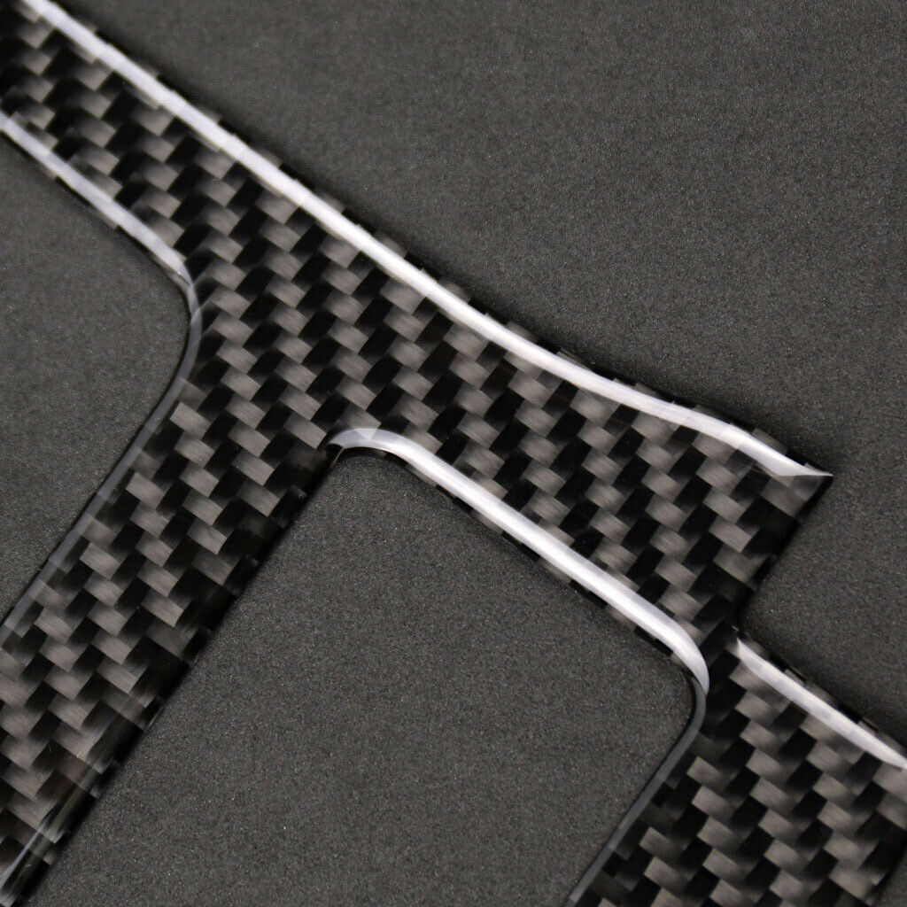 Carbon Fiber Gear Shifter Panel Cover for Mercedes W204 with charcoal bags