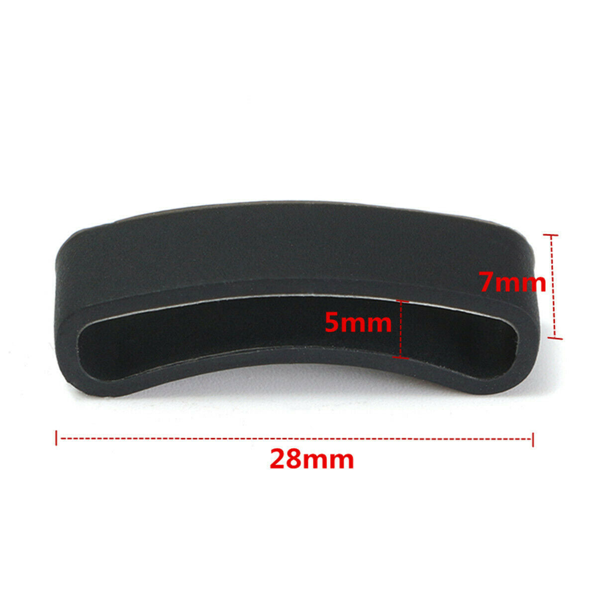 Silicone Rubber Watch Band Strap Clasp Hoop Loop For SUUNTO CORE