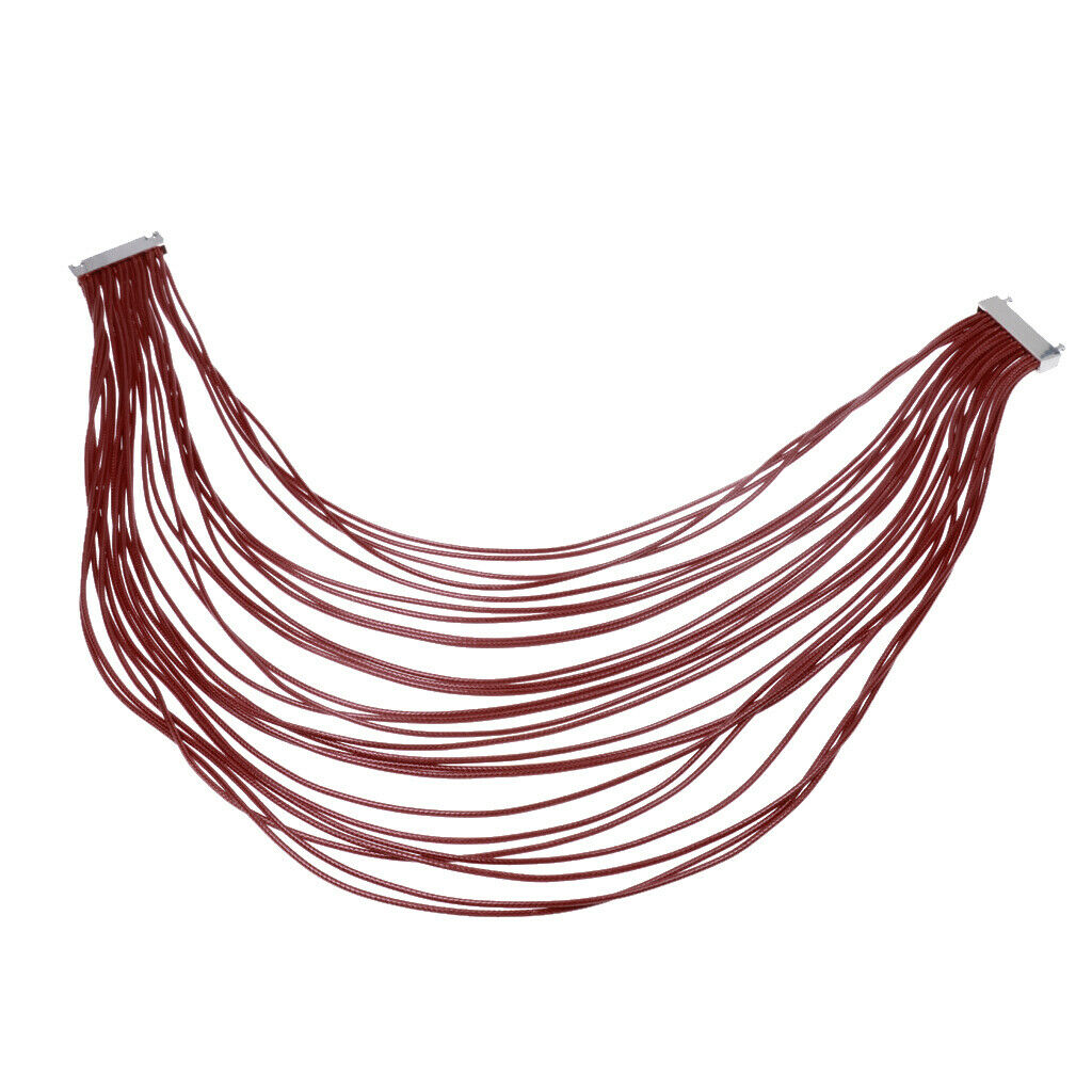 Unique Multilayer Tassel Leather Statement Necklace Bib Women Accessory Red