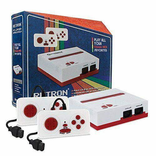 New Hyperkin Retron 1 Gaming Console for 8-Bit NES Game Cartridges (RED / WHITE)