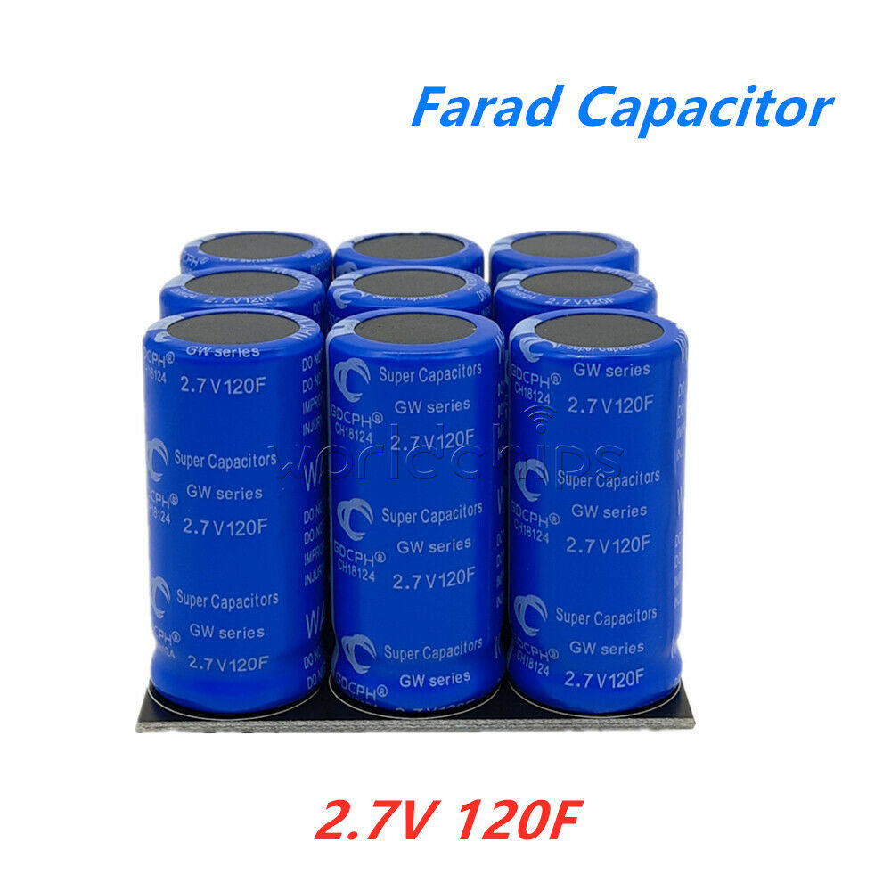 13.3F 24V 2.7V 120F Farad Capacitor Super Capacitor With Protection Board
