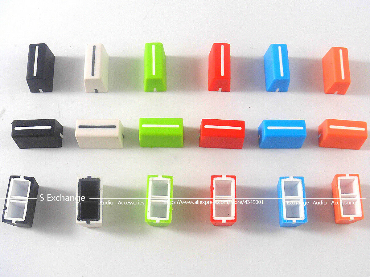 18 pcs Fader Cap Straight Slide Potentiometer Cap For RANE TTM-54 56 57 61 68