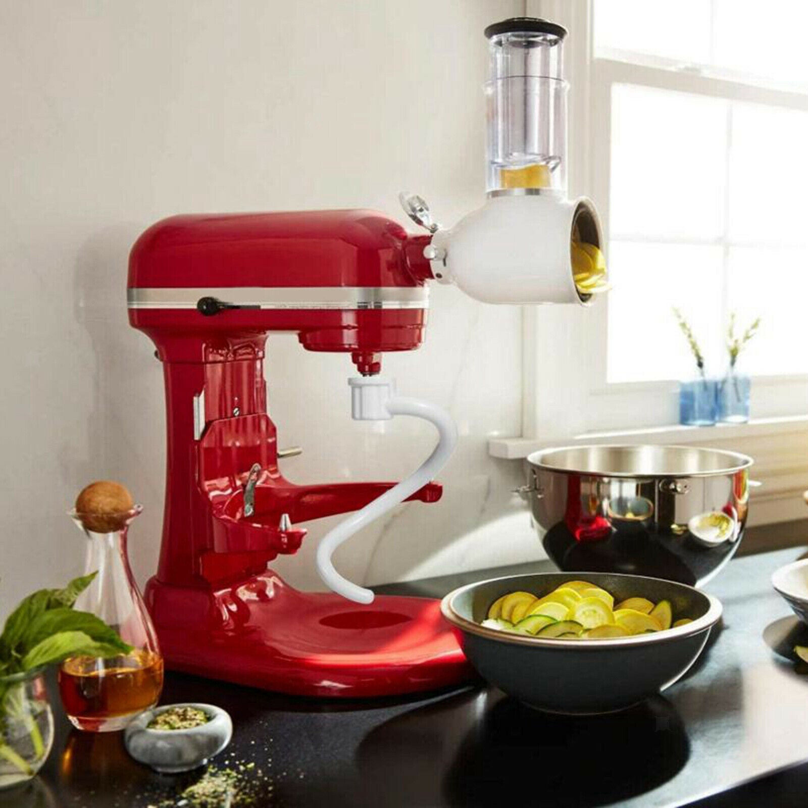 Spiral Coated Dough Hook Attachments for Stand Mixer, Fit for KV25G0X, KV25G8X
