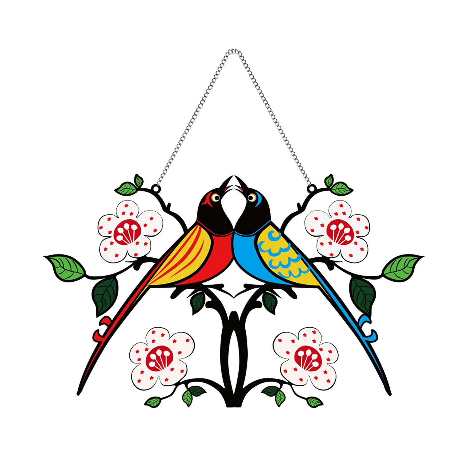 Birds Suncatcher Suncatcher Love Birds Suncatcher Pendant Hanging Garden