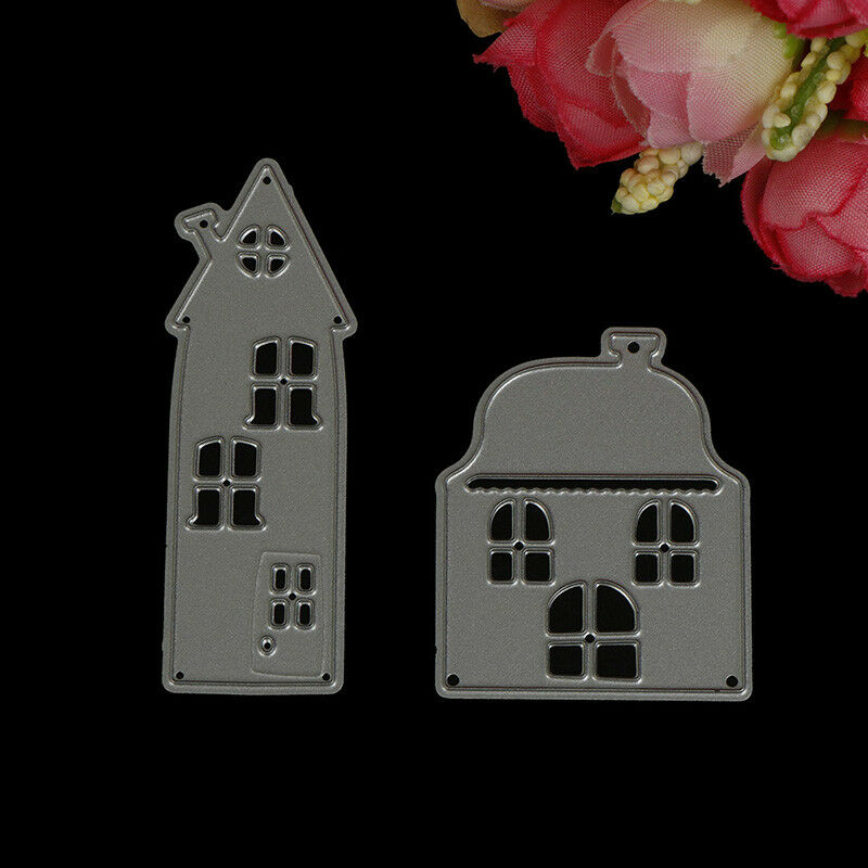 Metal House Cutting Dies Stencil DIY Scrapbooking Album Paper Card Emboss.l8