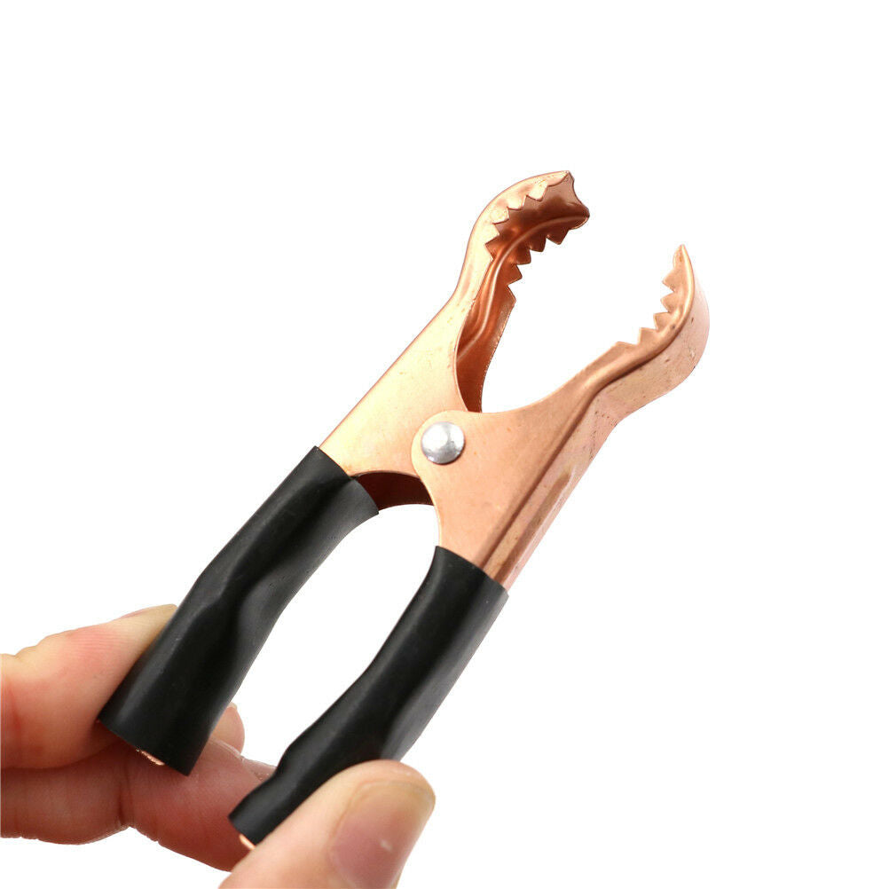 5Pcs 50A Alligator Insulated Clips Cable Wire Test Clamp For Auto Car Batter WF