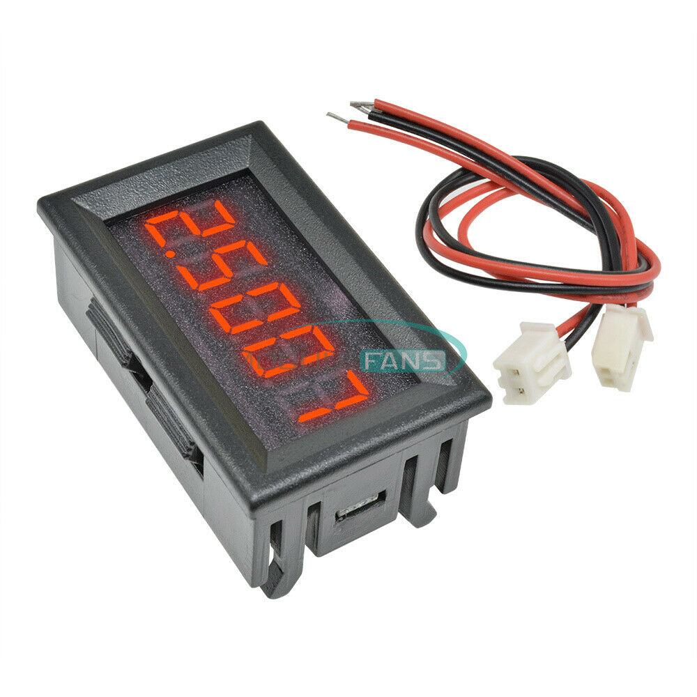 DC 0-4.3000-33.000V Red 5 Digit Precision Digital Voltmeter Voltage Panel Meter