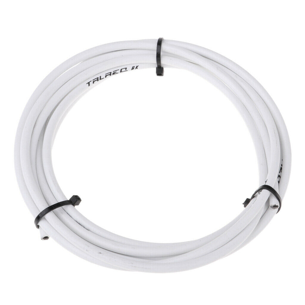 Brake Cable Line Housing Tube Pipe Wire Cover Protector 5mm - White