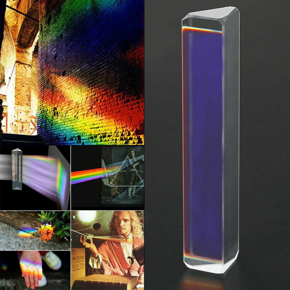 Triangular Prism Optical Spectrum Glass Light Spectrum Photography Teach Tool
