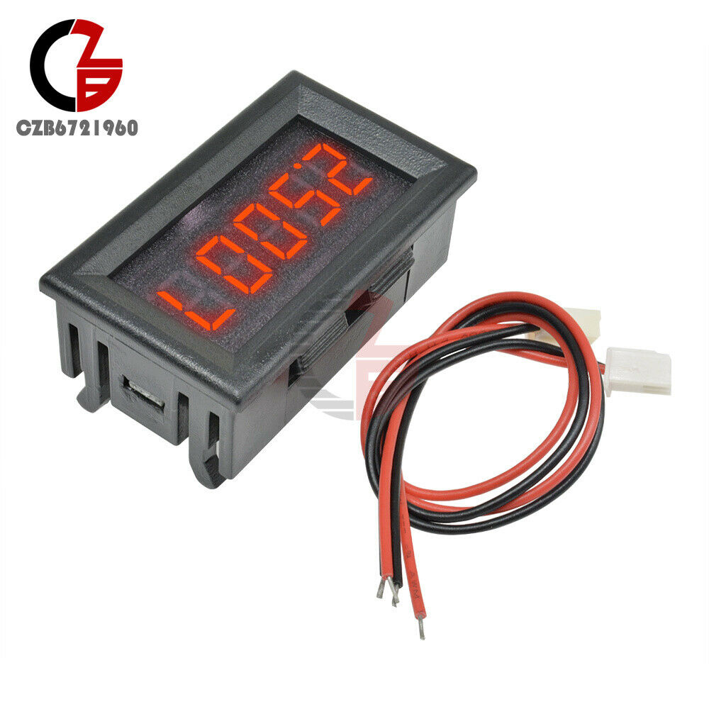 Red 5 Digit DC 0-4.3000-33.000V Precision Digital Voltmeter Voltage Metre Panel