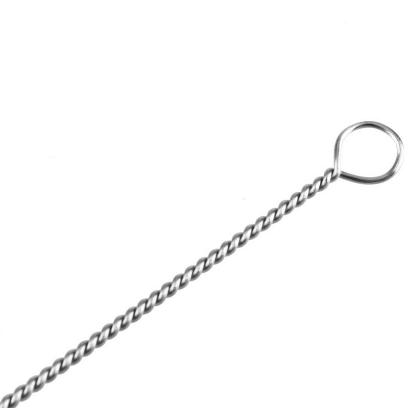 2x Stainless Steel Nylon Straw Cleaning  Cleaner Drinking Straws 17cm Brus.l8
