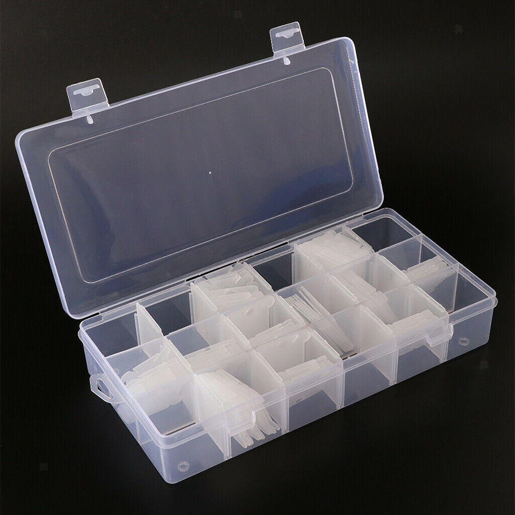 4pcs 18 Slots Embroidery Floss Organizer Boxes with Floss Bobbins