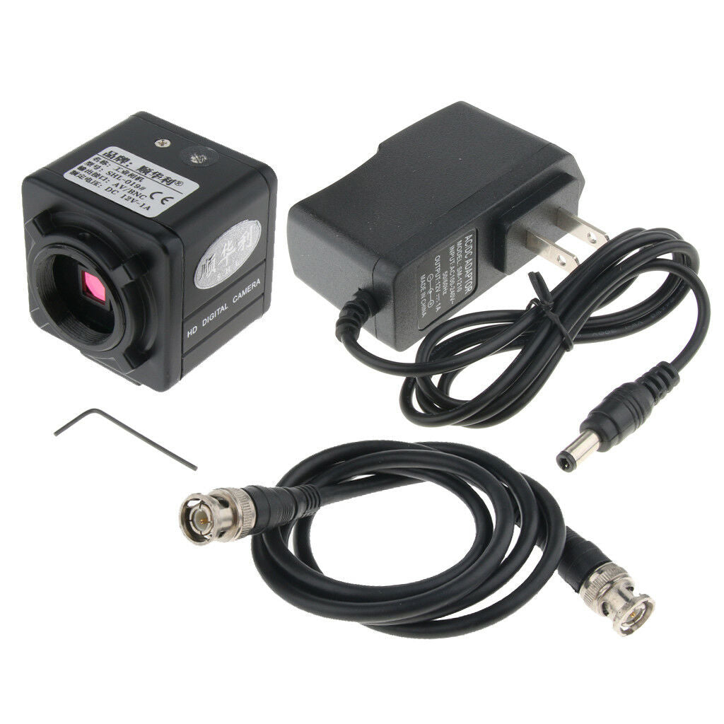 MagiDeal 1200 TVL 1/3" HD Industrial Digital CCD Camera BNC/AV Color Video
