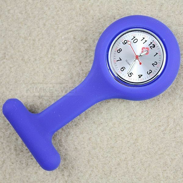 Mod Blue Case Pocket Fob Style Pin Watch for Nurses New