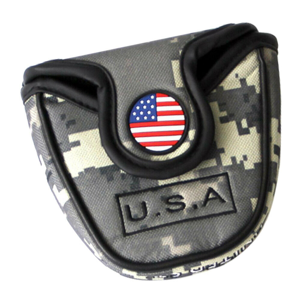 Golf Putter Cover Mallet Club Cover Club cover head cover made of PU leather