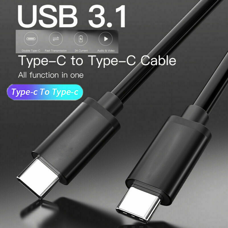 5A USB C to USB C Type C Cable Male to Male PD Fast Charging Data Charger Cable