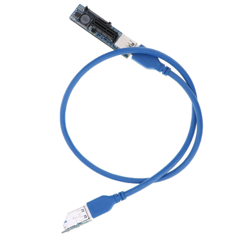 0.6M PCI-E USB 3.0 Cable Express 1X to 1X Extension Cable UEX101 NEW HOT