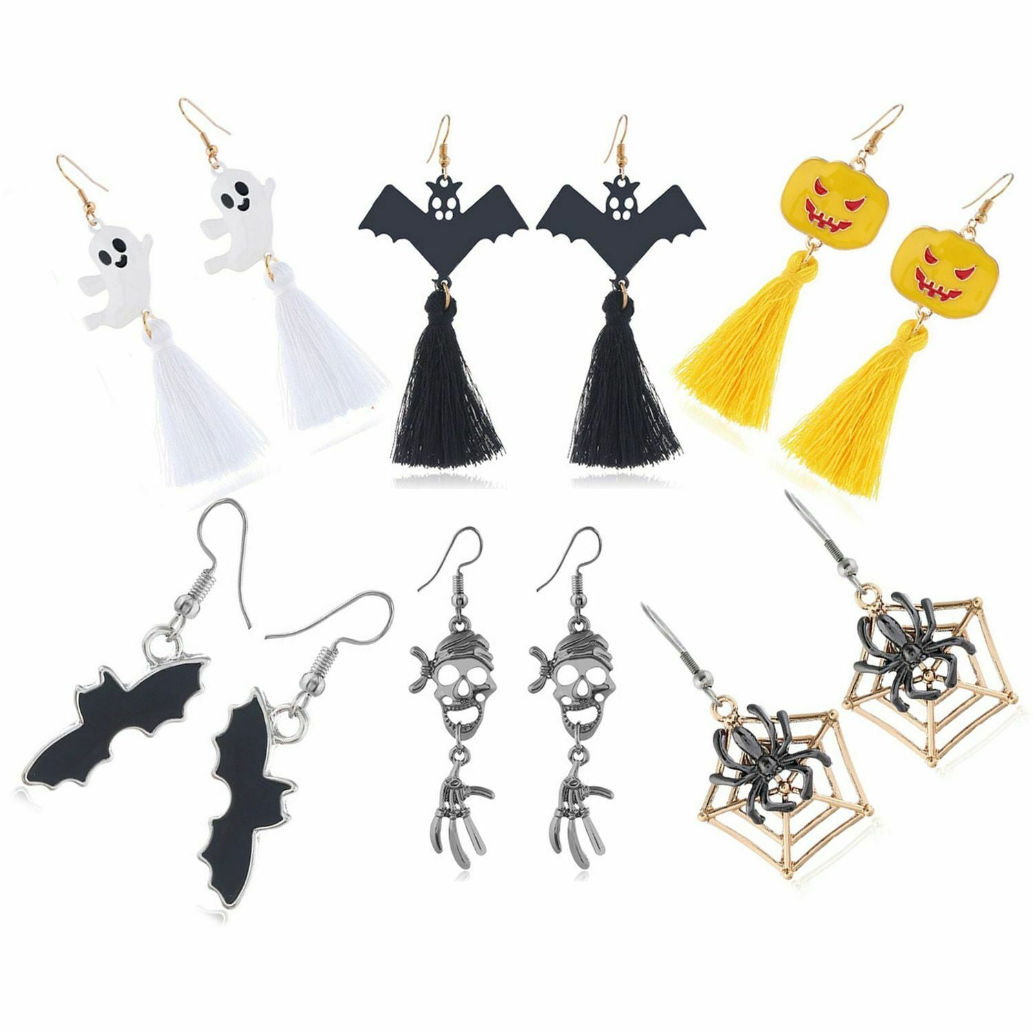 Beautiful Role-playing Ladies Fashion Chain Jewelry Halloween Earrings Flux
