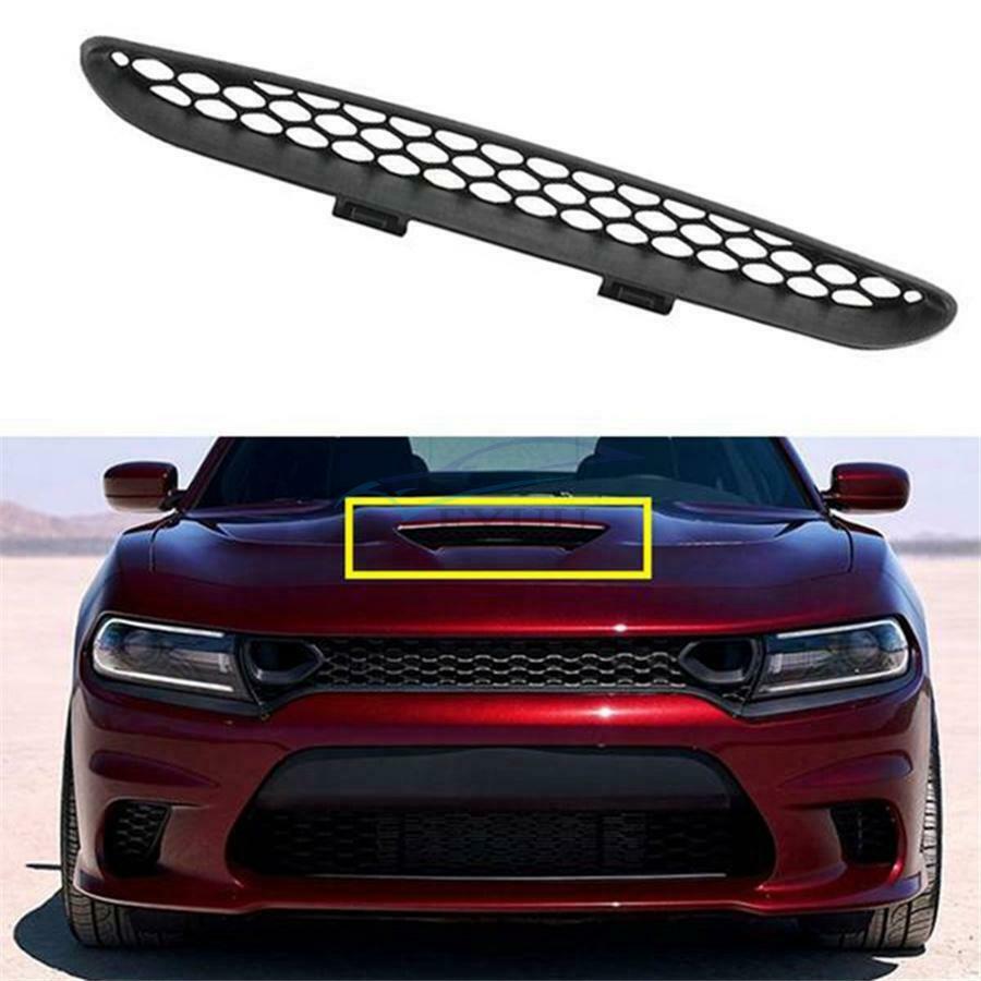 1Set Car Engine Hood Grille Cover Decoration For 15-20 Dodge Charger Hellcat/Srt