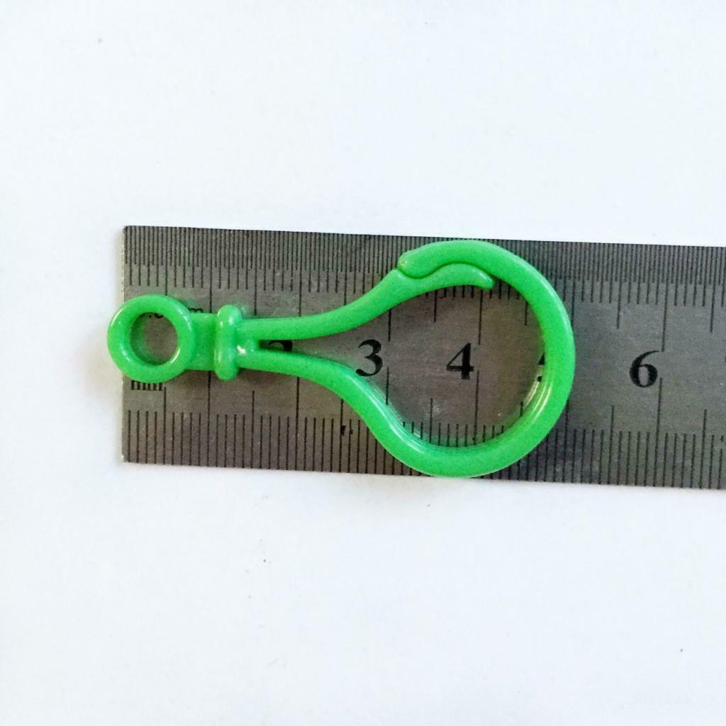 10pcs Multicolor Plastic Lobster Clasps Clips for Jewelry Making 5cm