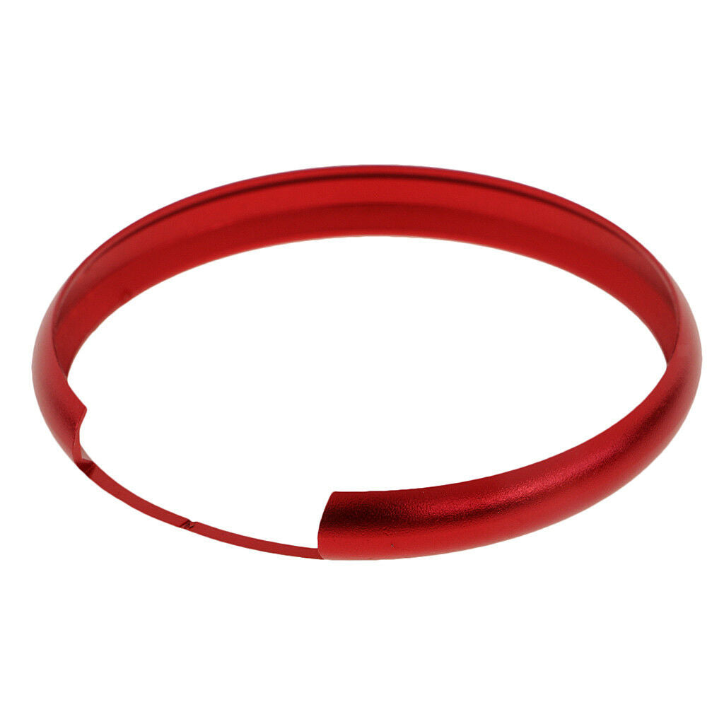 Aluminum Smart Key Fob Replacement Ring Rim Trim Red for BMW Mini Cooper