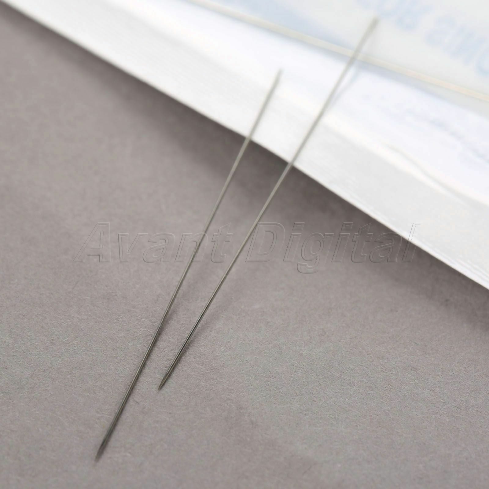 50pcs Stainless Steel 0.3mm 1R Permanent Eyebrow Needles Tattoo Makeup Accessory