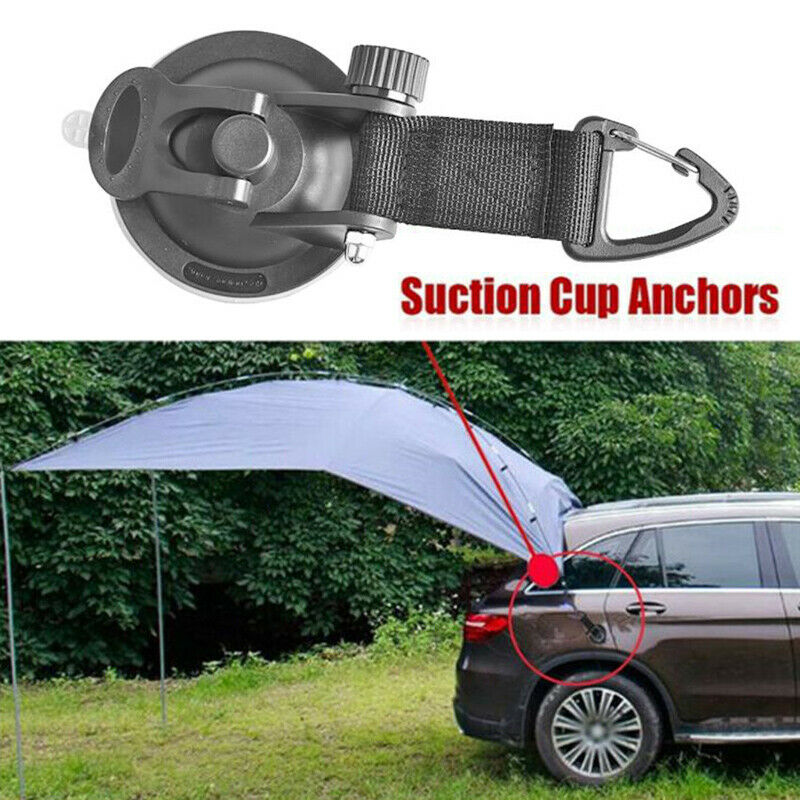 1Pc Strong Suction Cup Anchor Securing Hooks outdoor Camping Tarp Awning H Lt