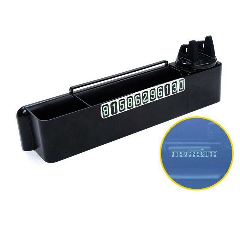 Screen Storage Box Temporary Parking Card Car Storage Box Universal Car OrganiQ3