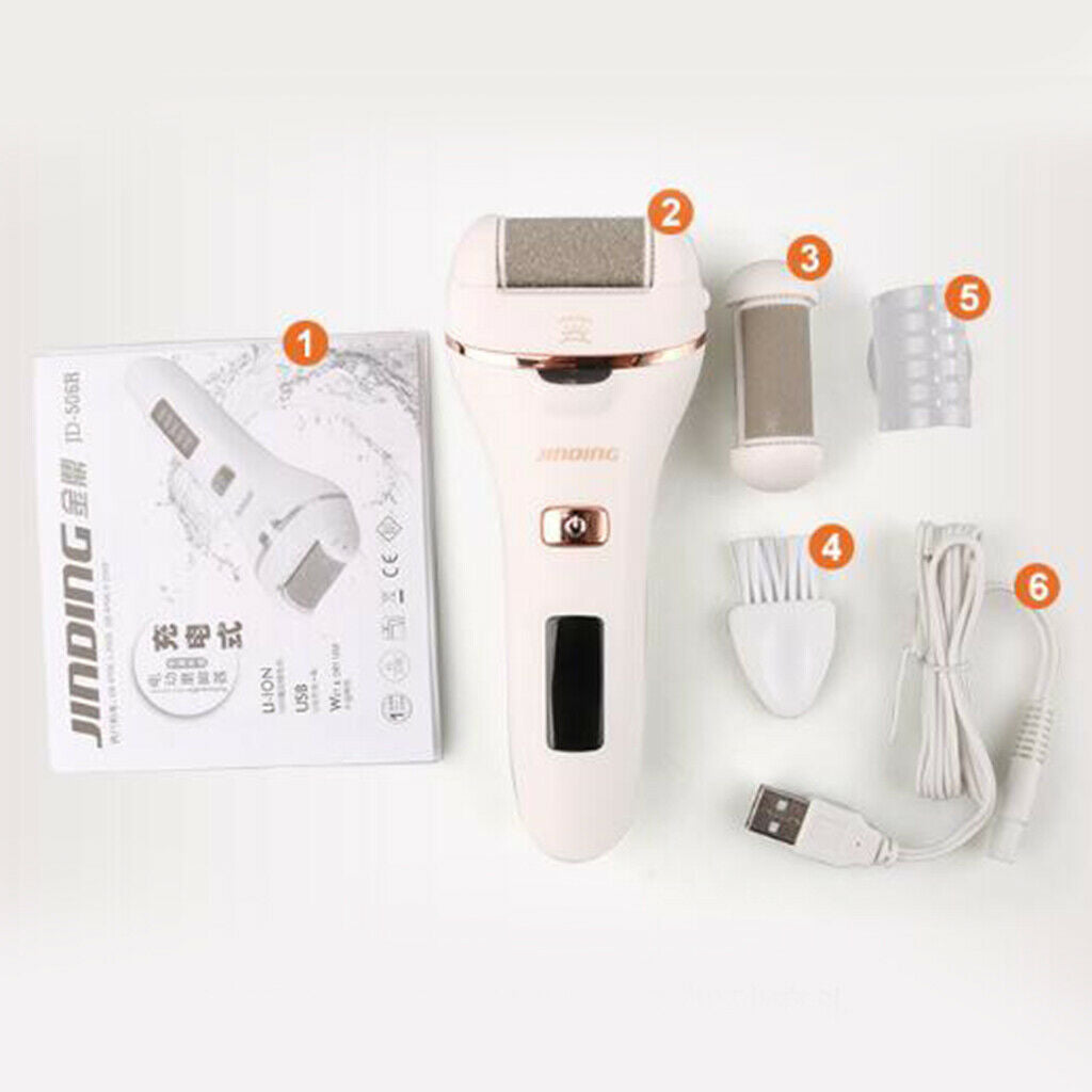 Electric Callus Removers Waterproof Rechargeable Foot File Portable Compact